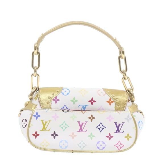 LOUIS VUITTON Monogram Multicolor Marilyn All Hand Bag White M40206 - Picture 3 of 16